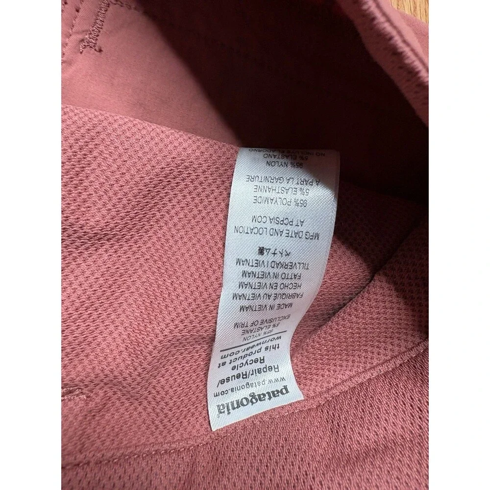 Patagonia Quandary Shorts Women Size 4 Rosehip 5" Outdoor Lightweight Hiking - Picture 6 of 9